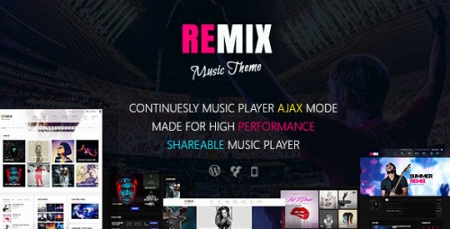 Nulled Remix v3.6.2 - Music-Band-Club-Party-Event WP Theme  