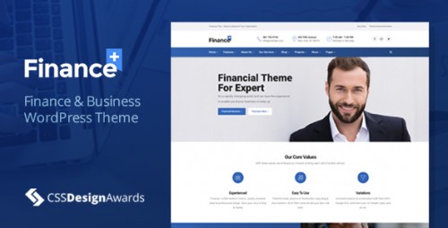[NULLED] FinancePlus v1.4 - Finance & Business WordPress Theme product photo