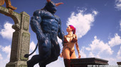 Art by Intrigue3D – Krissy And The Minotaur